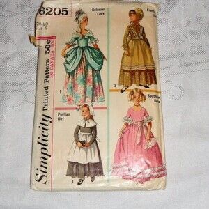 Princess Prairie Colonial Lady 1965 Sewing Pattern